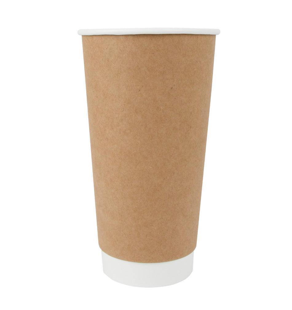 UNIQIFY® 20 oz Double Wall Hot Paper Cups by Kraft - HCF520320