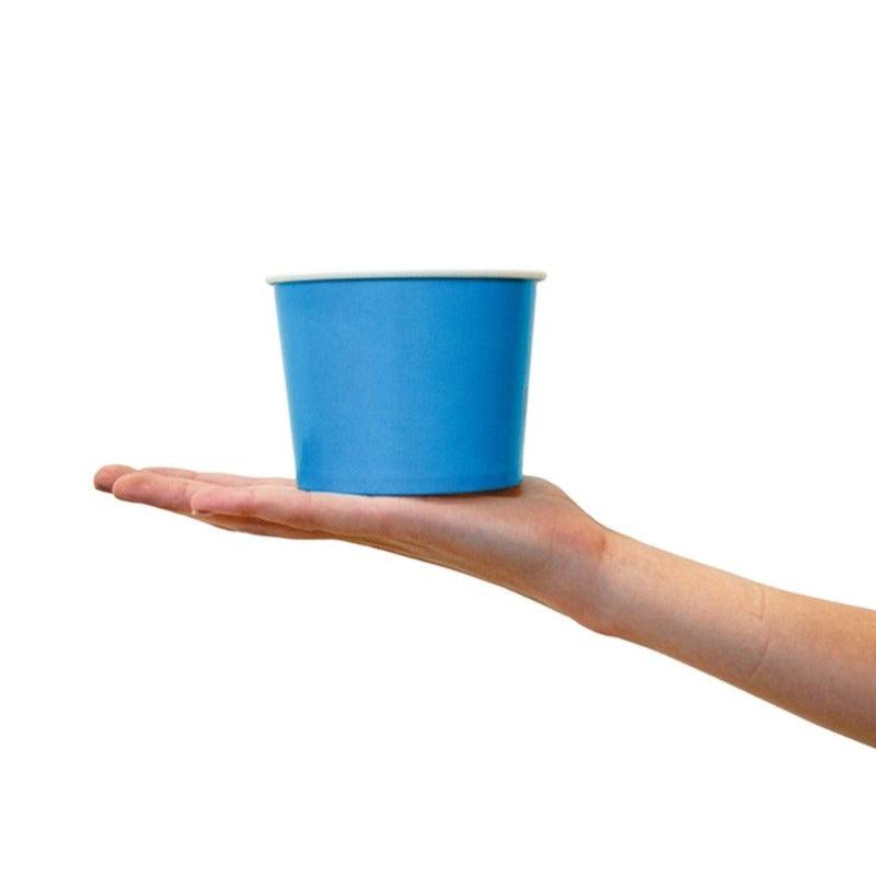 UNIQIFY® 16 oz Blue Ice Cream Cups - 63912