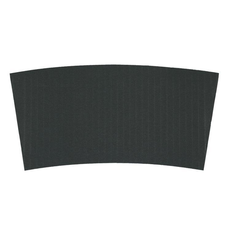 Black Paper Hot Cup Sleeves for 10/12/16 oz - Frozen Dessert Supplies