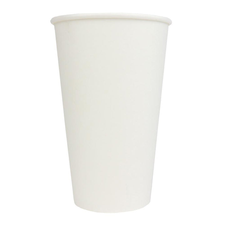 UNIQIFY® 16 oz Single-Wall Paper Coffee Cups - White - HCF500116