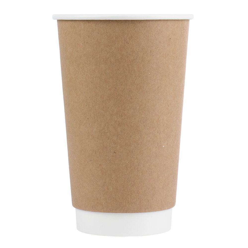 UNIQIFY® 16 oz Double-Wall Hot Paper Cups by Kraft - HCF520316