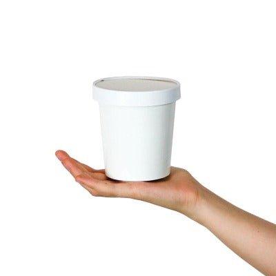 Pint 16 oz Premium Ice Cream To Go Containers With Non-Vented Lids - WTGCV16FDS