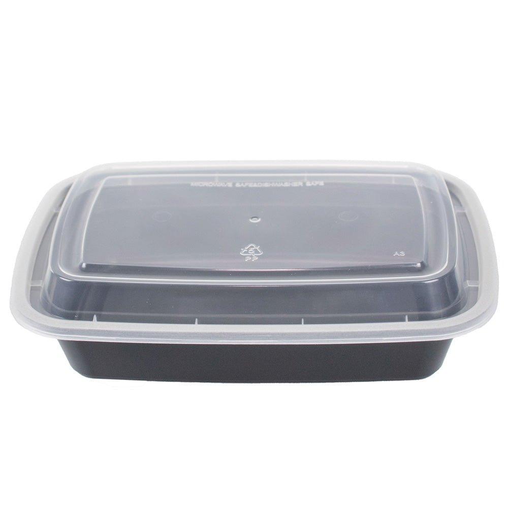 PREMIUM USA 24oz Container with Lid - T255651BK24