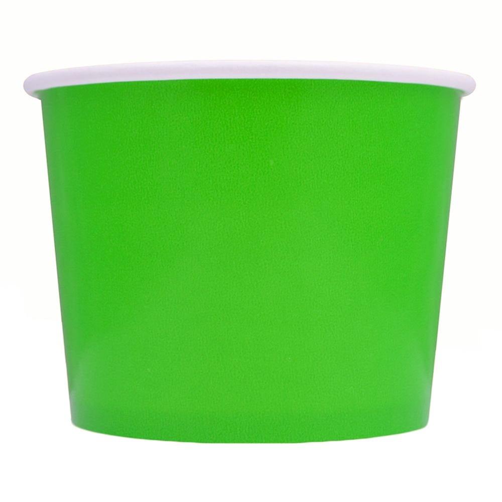UNIQIFY® 12 oz Green Ice Cream Cups - 63110