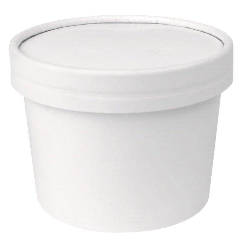 UNIQIFY® 12 oz Ice Cream To Go Containers With Non-Vented Lids - WTGC12MNVH