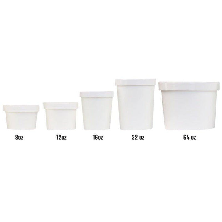 UNIQIFY® 12 oz Ice Cream To Go Containers With Non-Vented Lids - WTGC12MNVH