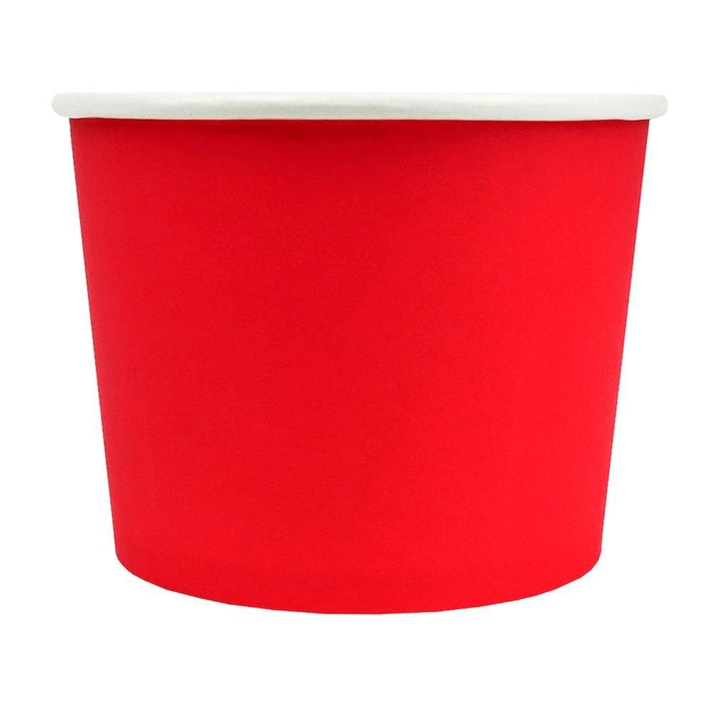 UNIQIFY® 12 oz Red Ice Cream Cups - 63113