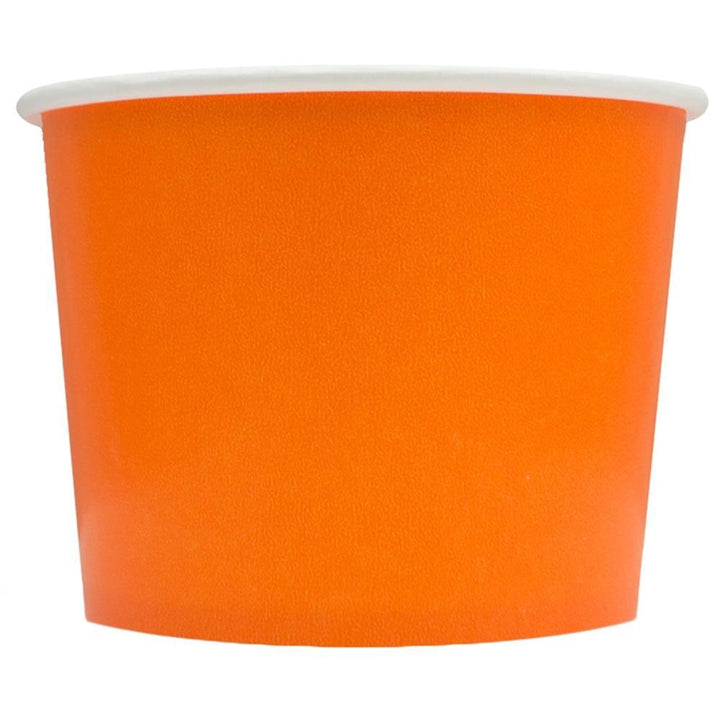 UNIQIFY® 16 oz Orange Ice Cream Cups - 63914
