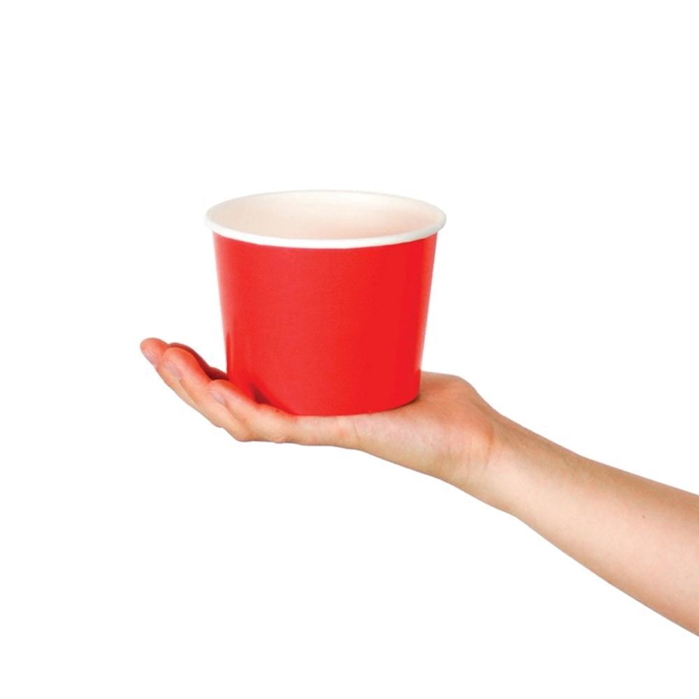 UNIQIFY® 16 oz Red Ice Cream Cups - 63913