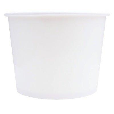 UNIQIFY® 16 oz White Ice Cream Cups - 63919
