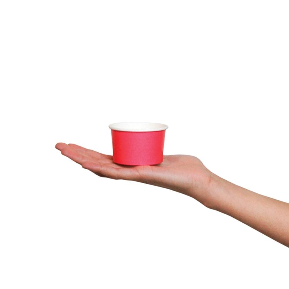 UNIQIFY® 4 oz Pink Ice Cream Cups - 73011