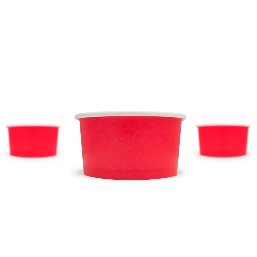 UNIQIFY® 6 oz Red Ice Cream Cups - 73313