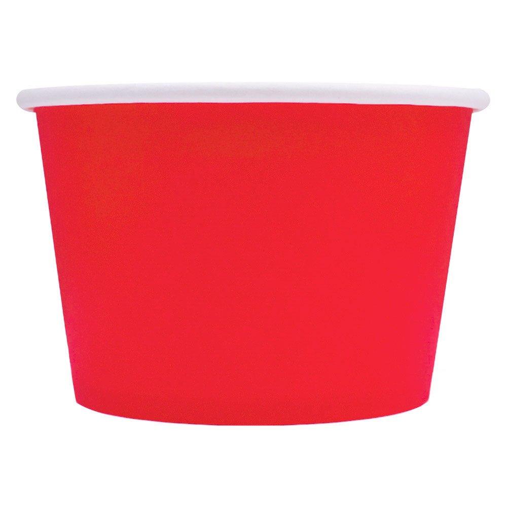 UNIQIFY® 8 oz Red Ice Cream Cups - 73513