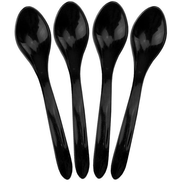 UNIQIFY® Black Curve Ice Cream Spoons - 62918