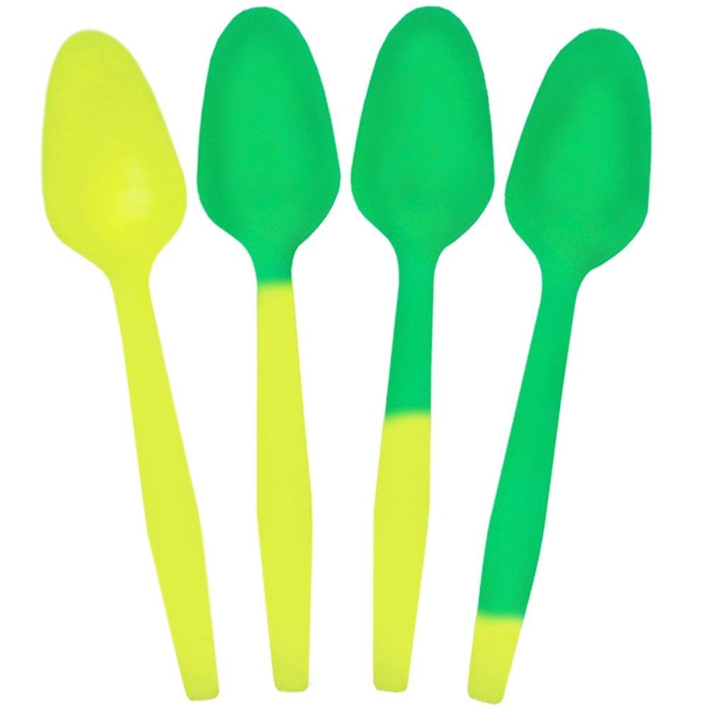UNIQIFY® Crazy Color Changing Spoons - Yellow to Green - 65112