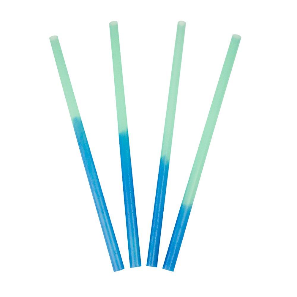 UNIQIFY® Crazy Color Changing Straws - Green to Blue - 50055
