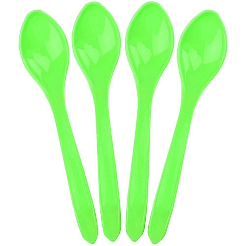 UNIQIFY® Green Curve Ice Cream Spoons - 62910