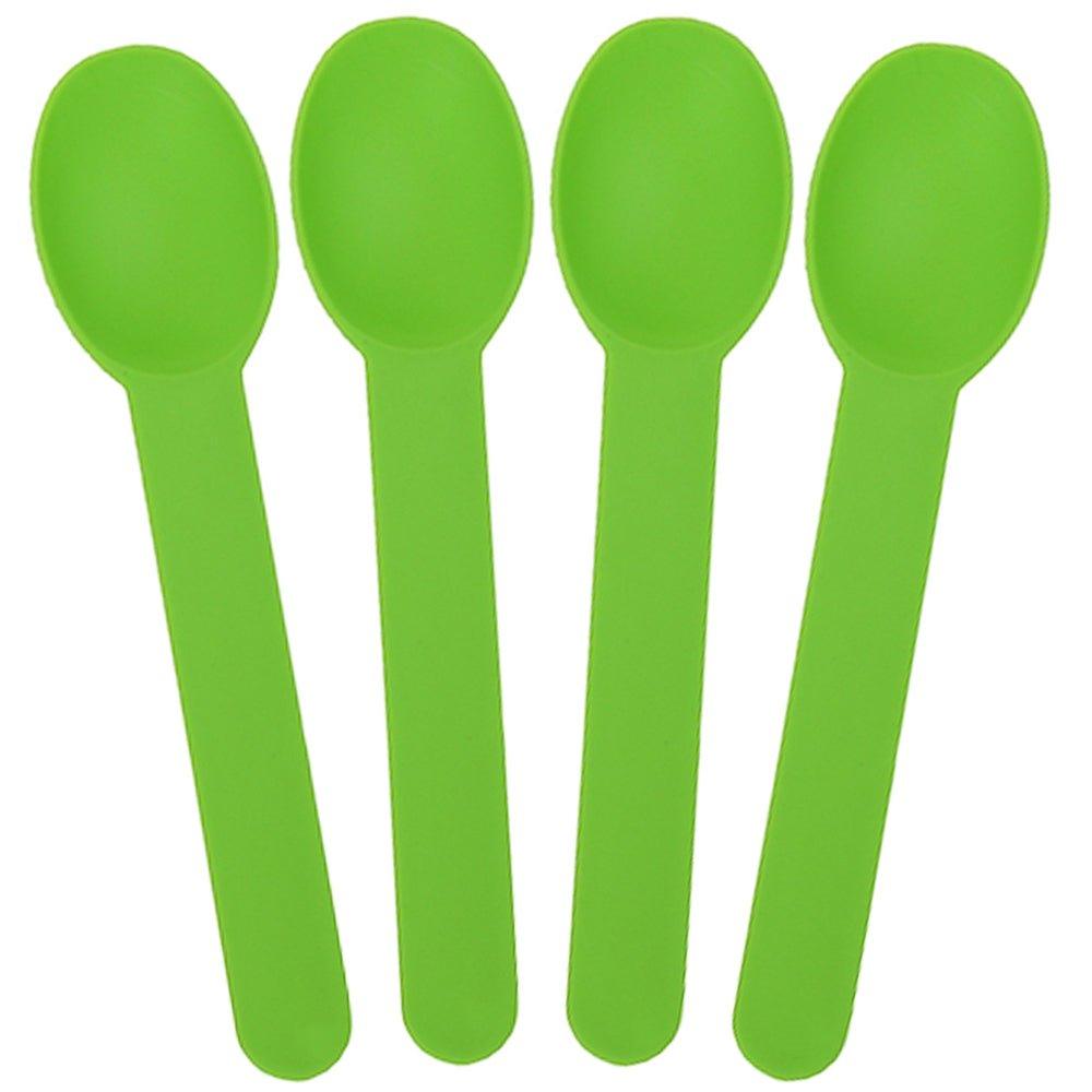 UNIQIFY® Green Heavy Duty Ice Cream Spoons - 65010