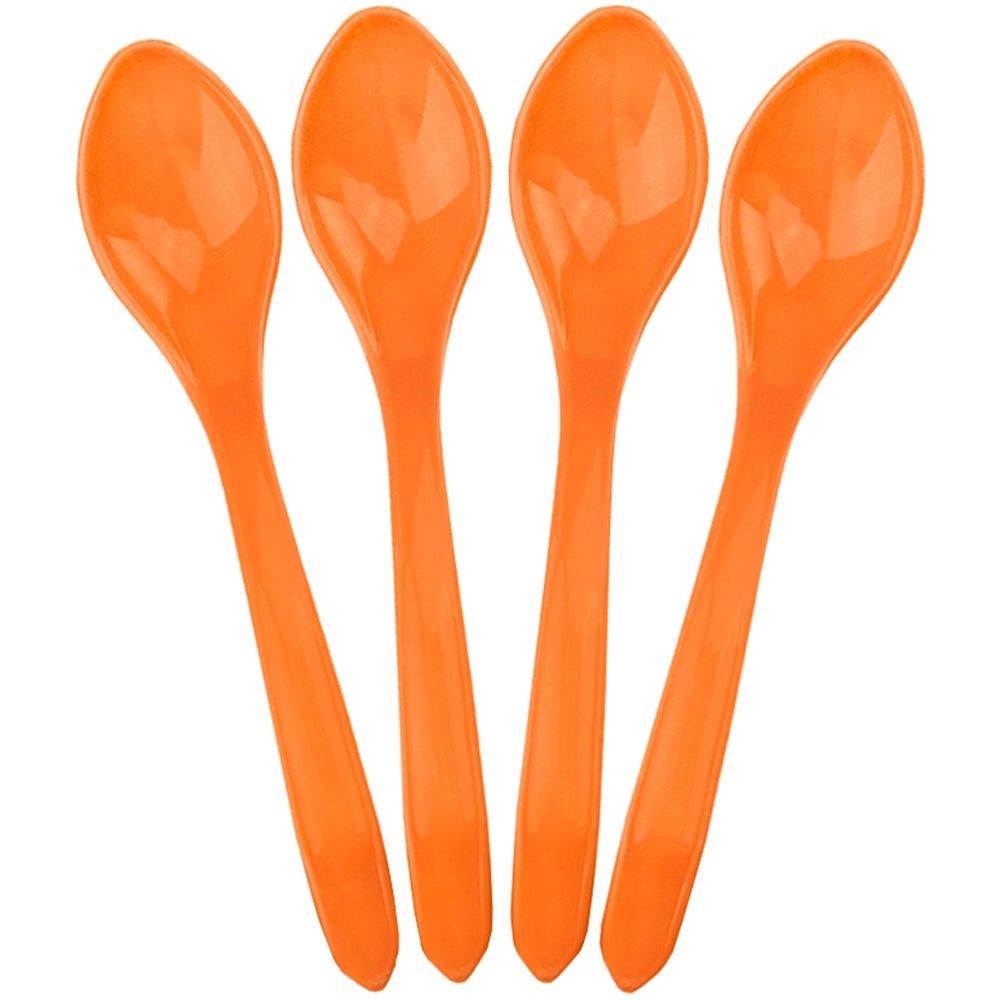 UNIQIFY® Orange Curve Ice Cream Spoons - 62914