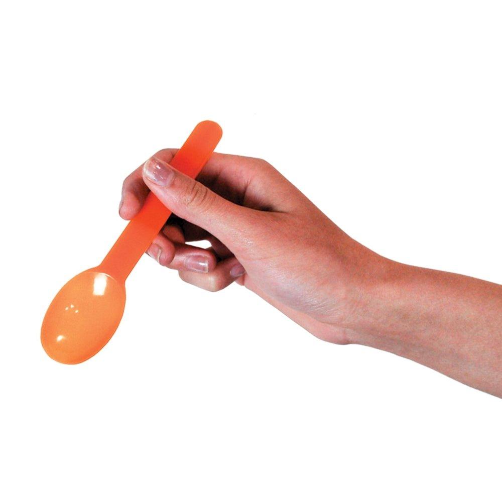 UNIQIFY® Orange Heavy Duty Ice Cream Spoons - 65014