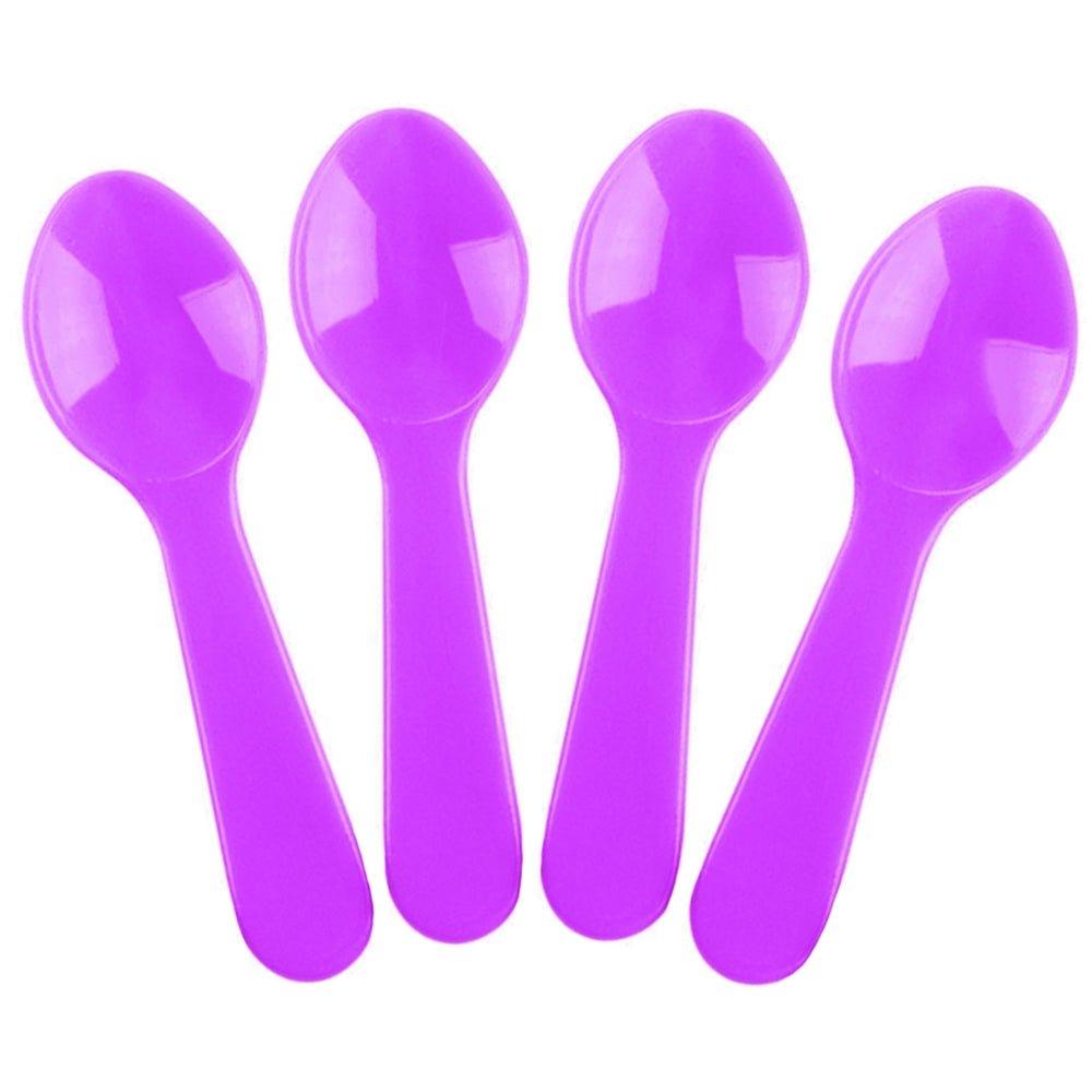 UNIQIFY® Purple Mini Tasting Spoons - 42715