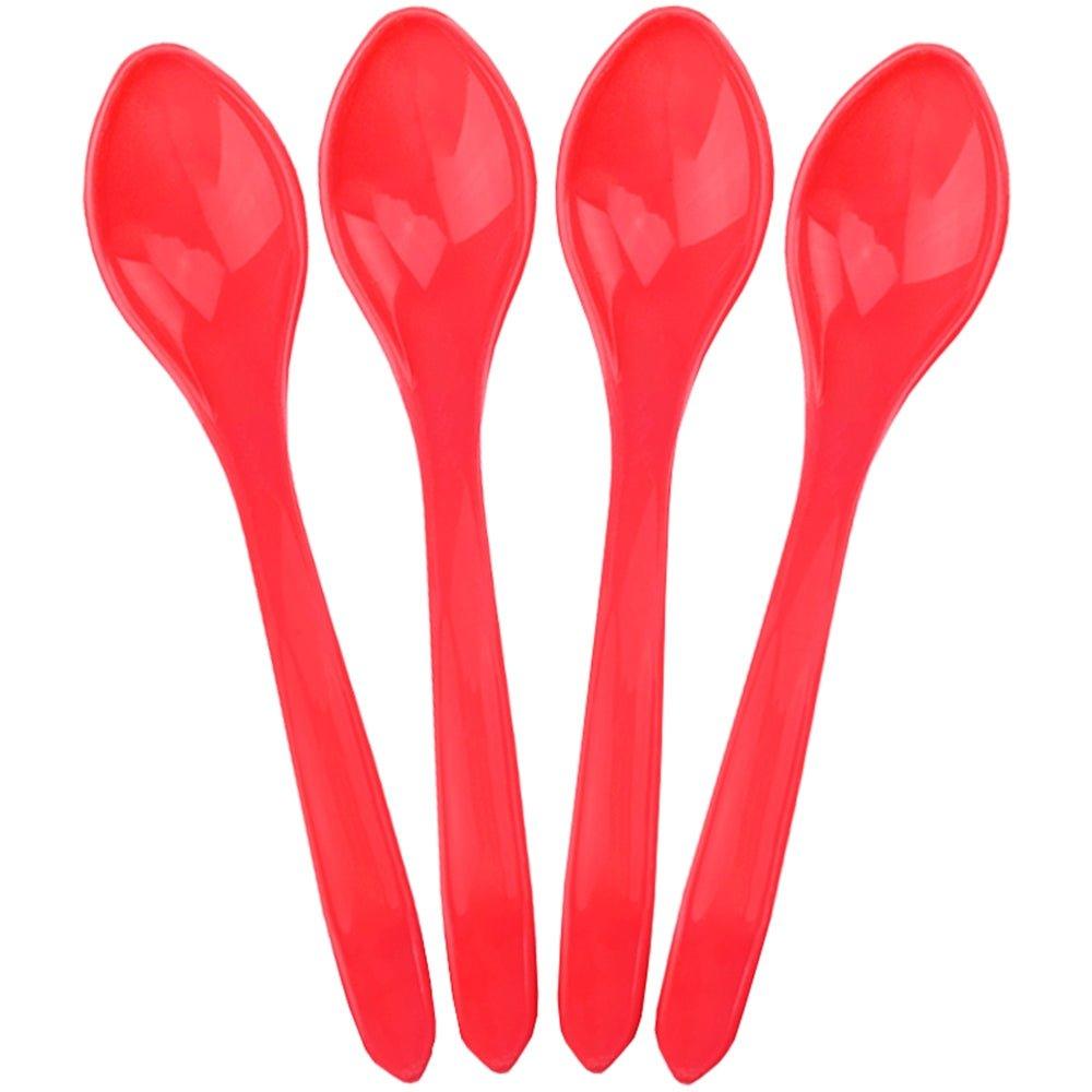 UNIQIFY® Red Curve Ice Cream Spoons - 62913