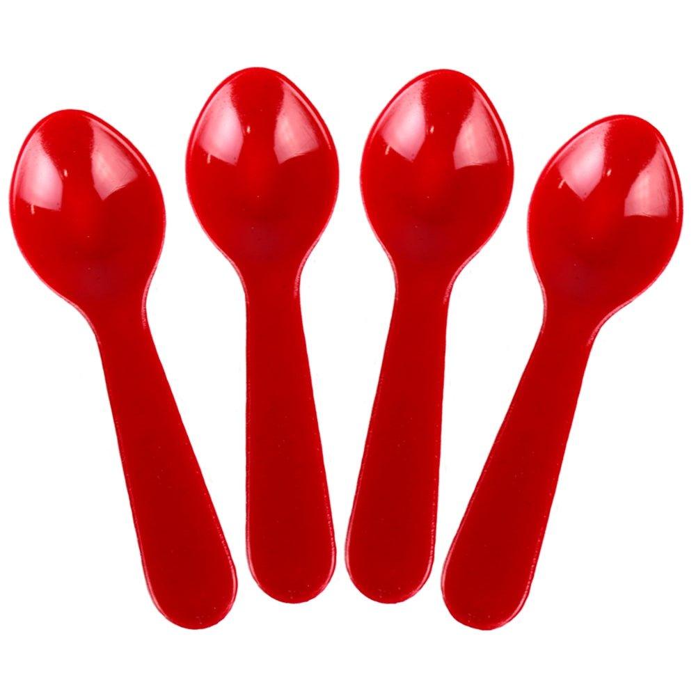 UNIQIFY® Red Mini Tasting Spoons - 42713