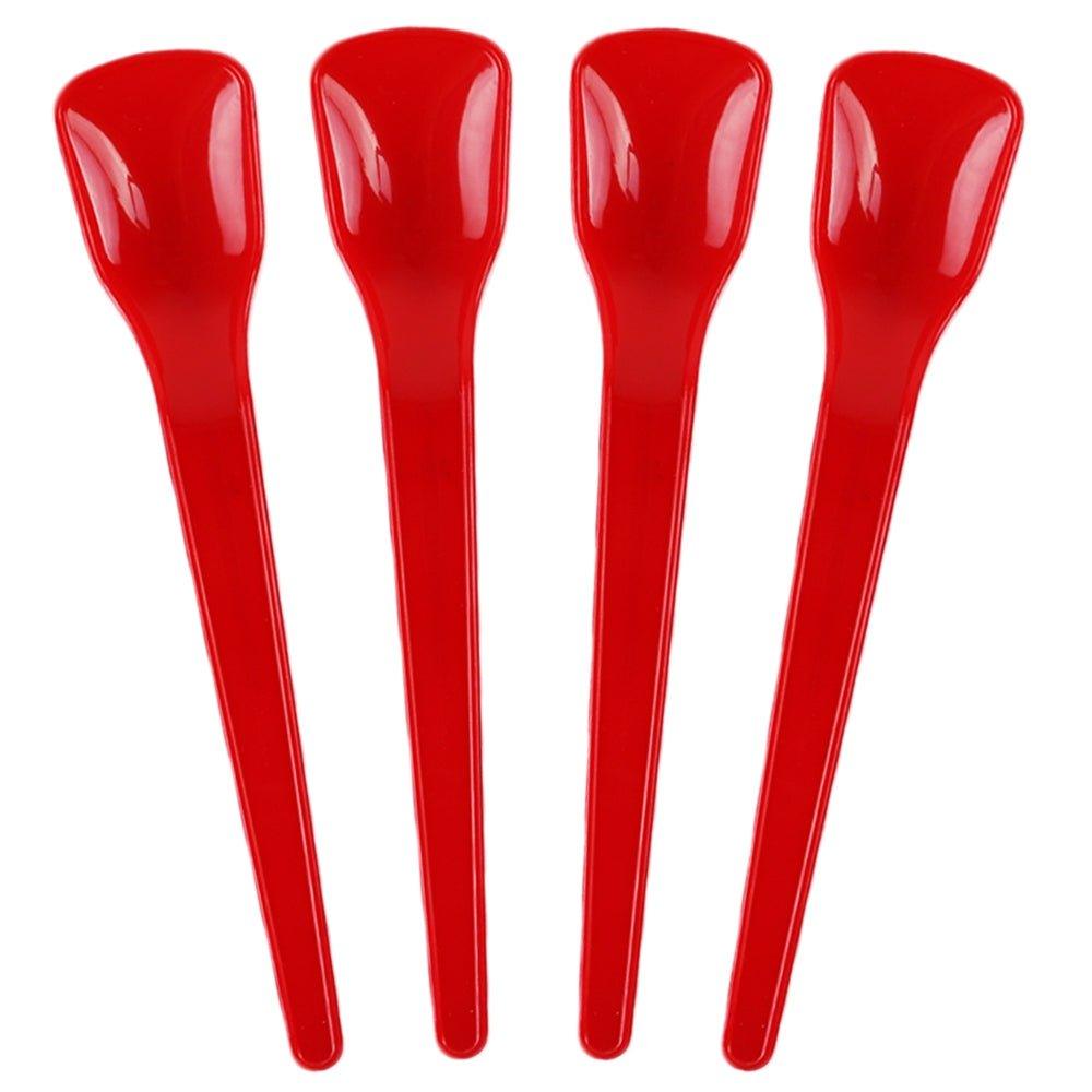 UNIQIFY® Slim Spadey Red Ice Cream Spoons - 51613
