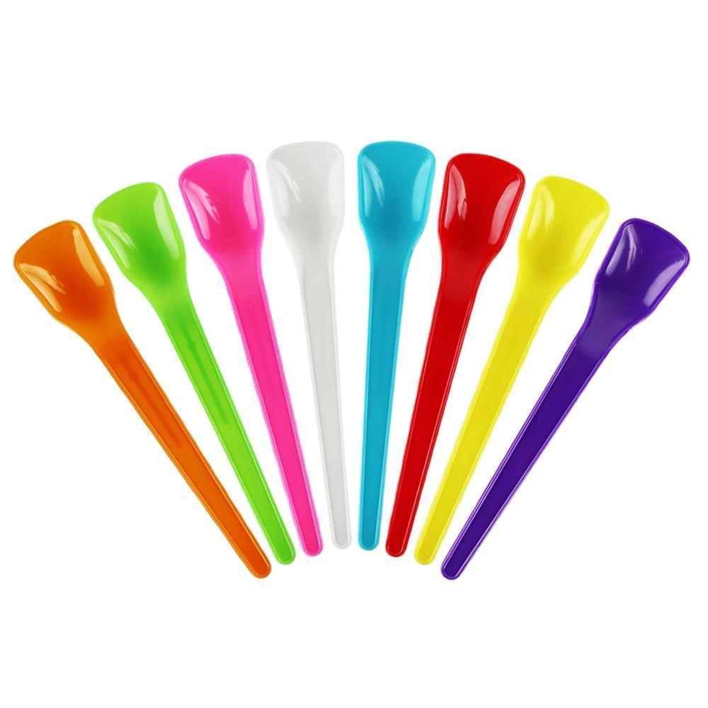 UNIQIFY® Slim Spadey Red Ice Cream Spoons - 51613