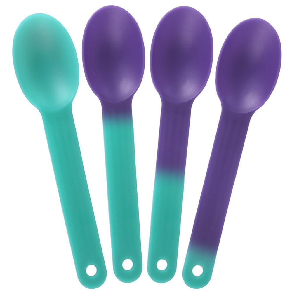 UNIQIFY® XL Crazy Color Changing Spoons - Green to Purple - 65217