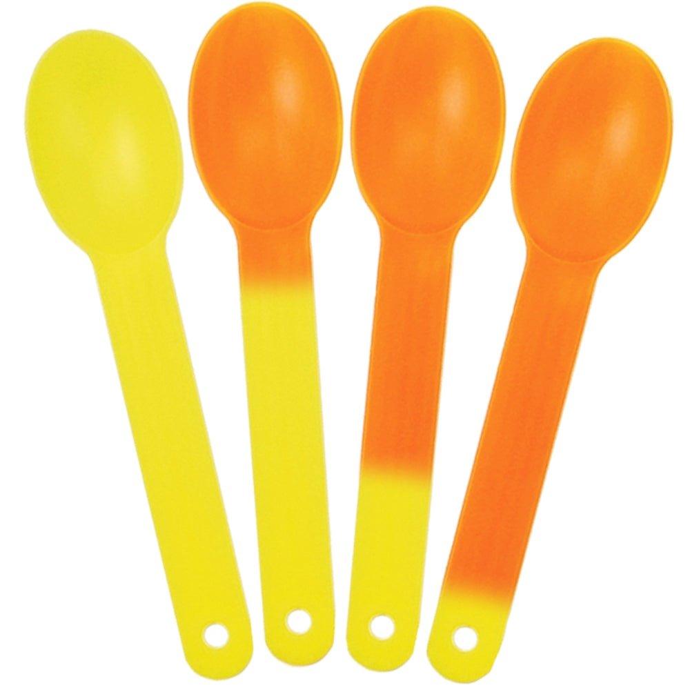 UNIQIFY® XL Crazy Color Changing Spoons - Yellow to Orange - 65214