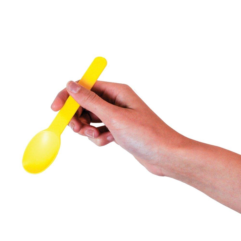 UNIQIFY® Yellow Heavy Duty Ice Cream Spoons - 65016