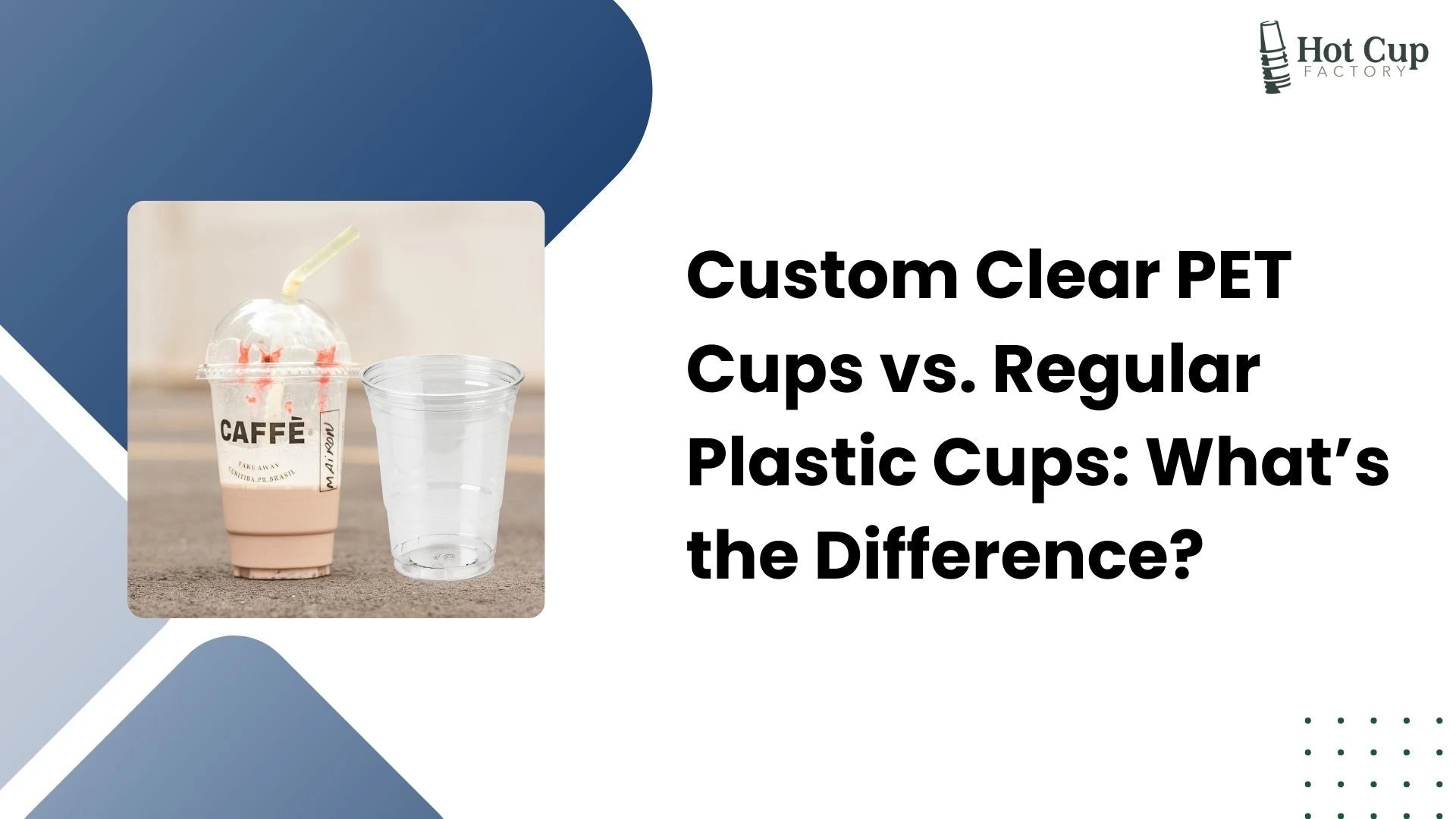 11 mm plastic cups 93mm PET Cup  Langma Packaging