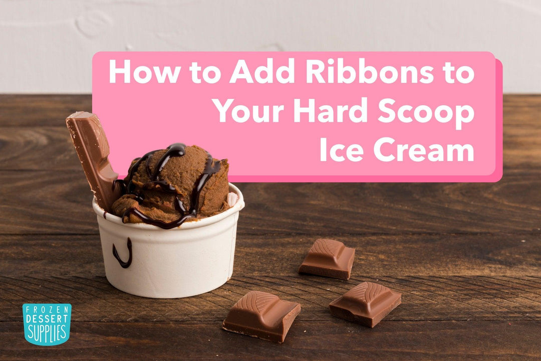 How to Add Ribbons to Your Hard Scoop Ice Cream - Frozen Dessert Supplies