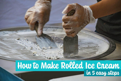 How to Make Rolled Ice Cream in 5 Easy Steps