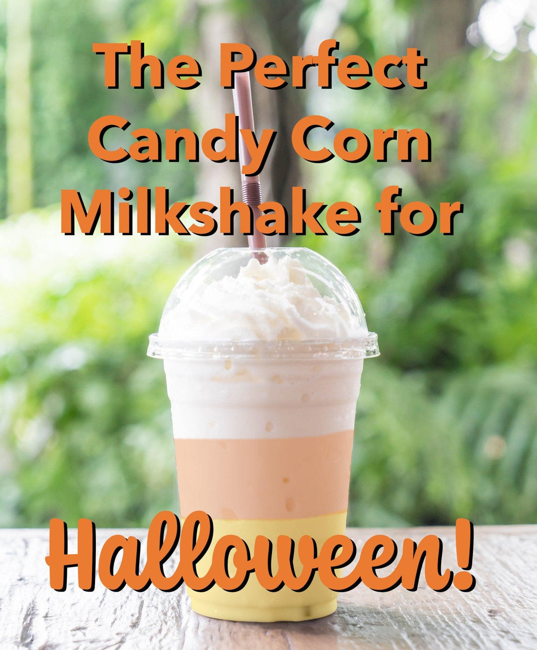 The Perfect Candy Corn Milkshake for Halloween! - Frozen Dessert Supplies