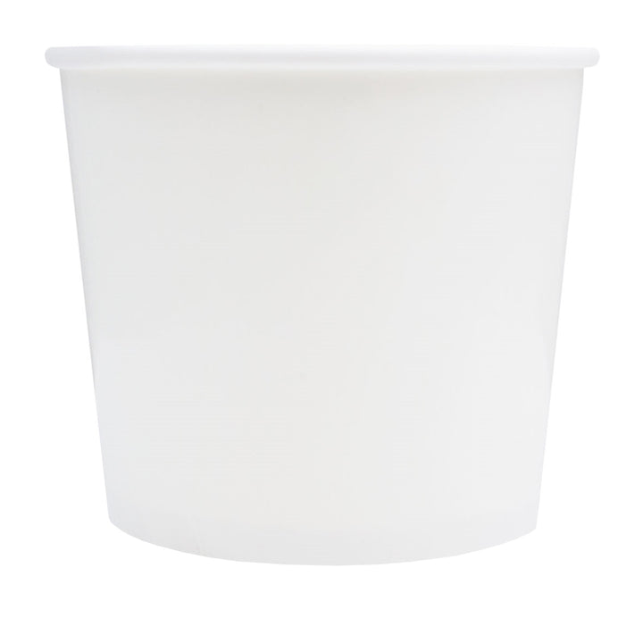 UNIQIFY® 12 oz White Ice Cream Cups - 1000/Case