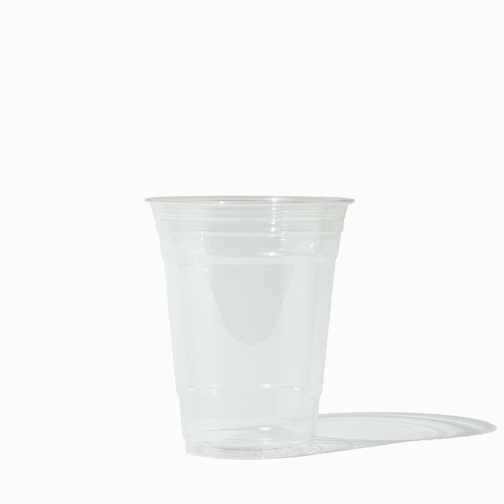 Frozen Dessert Supplies - UNIQ 16 oz Clear Plastic Disposable PET Cups - 1000/Case - Product