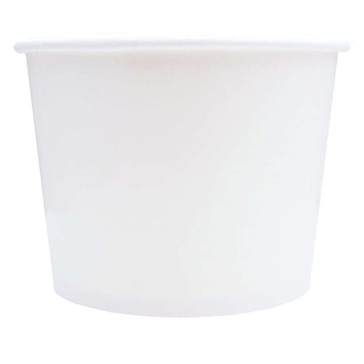 uniq 16 oz white ice cream cups