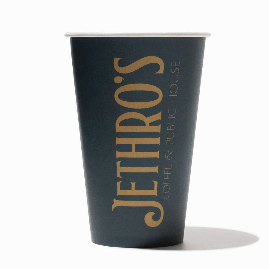 20 oz Custom Single Wall Disposable Coffee Cups 500/Case Frozen