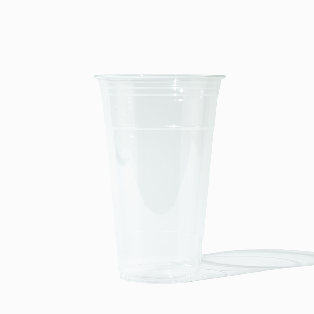 Frozen Dessert Supplies - UNIQ 24 oz Clear Plastic Disposable PET Cups - 600/Case - Product
