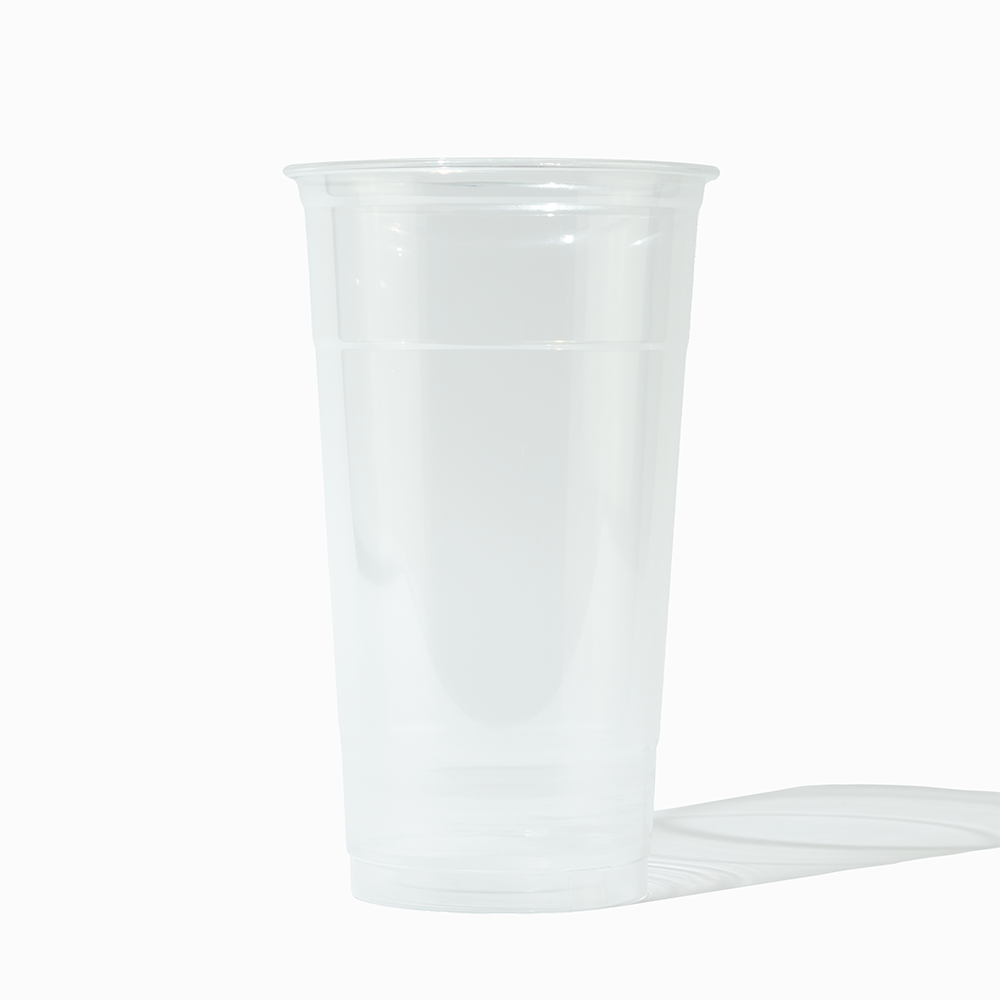 Frozen Dessert Supplies - UNIQ 32 oz Clear Plastic Disposable PET Cups - 300/Case - Product