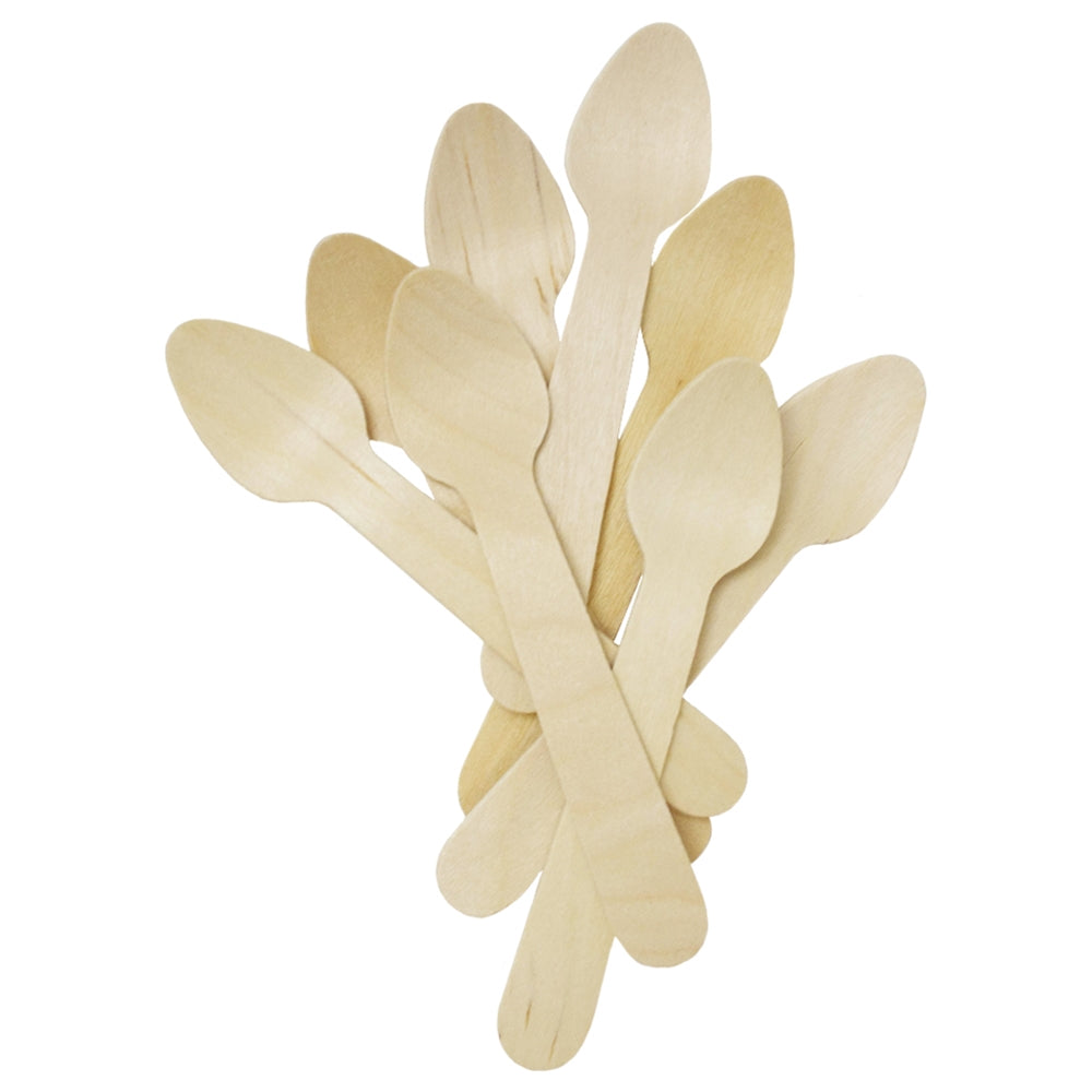 UNIQIFY® Wooden Tasting Spoons - 1000/Case