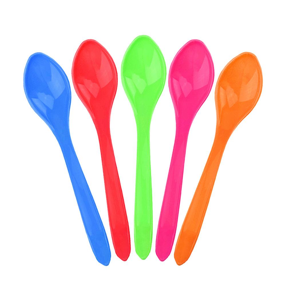 UNIQIFY® Solid Mixed Curve Ice Cream Spoons - 62964