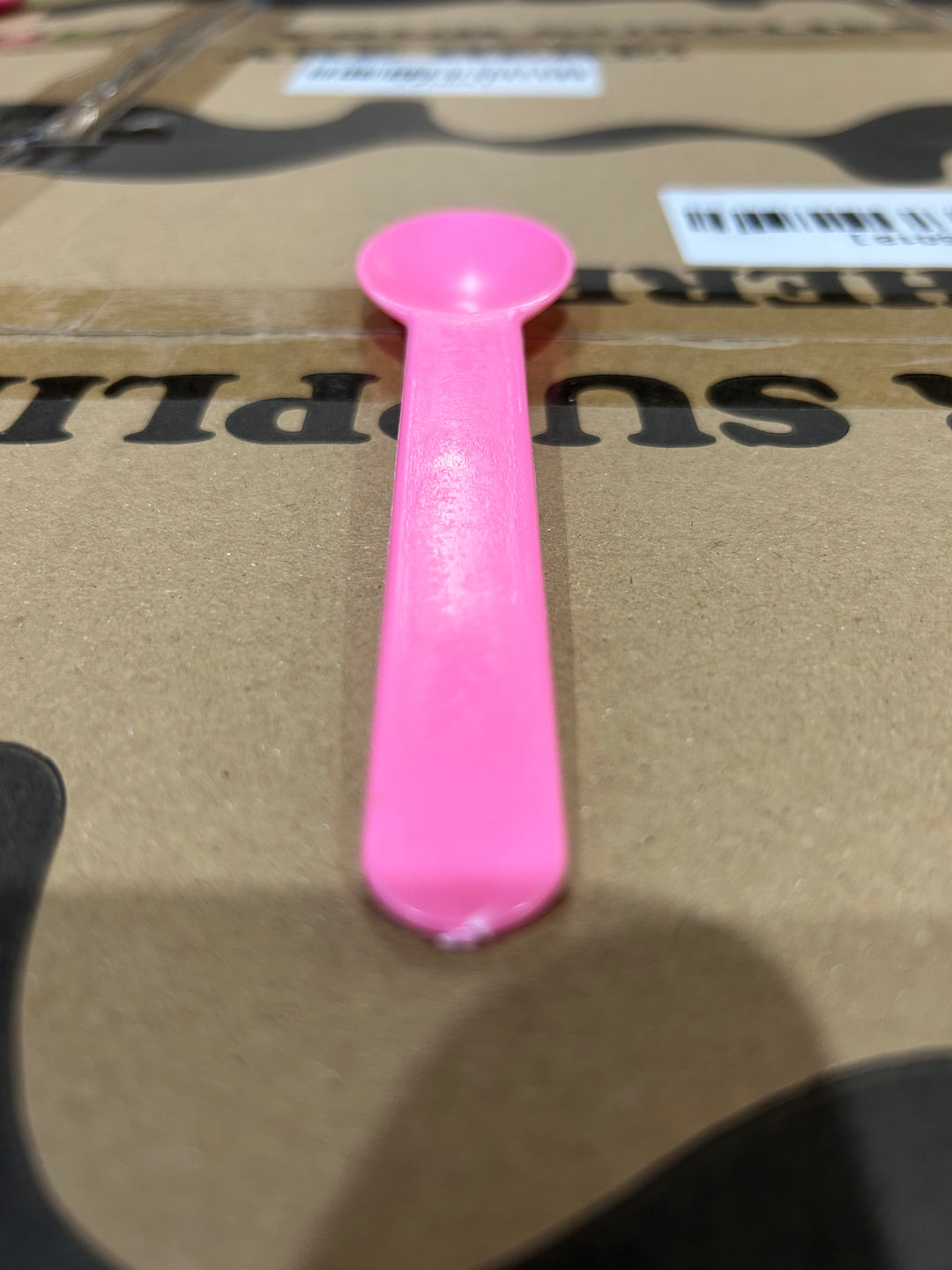 Pink Heavy Duty Ice Cream Spoons (Cosmetic Blemishes) - 1000/Case
