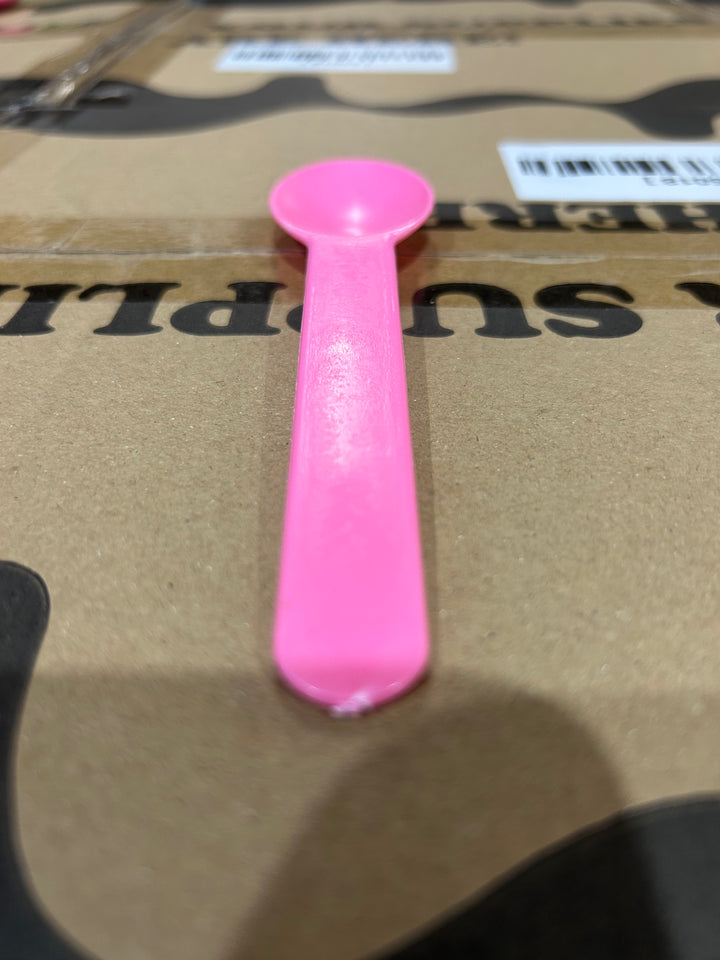 Pink Heavy Duty Ice Cream Spoons (Cosmetic Blemishes) - 1000/Case