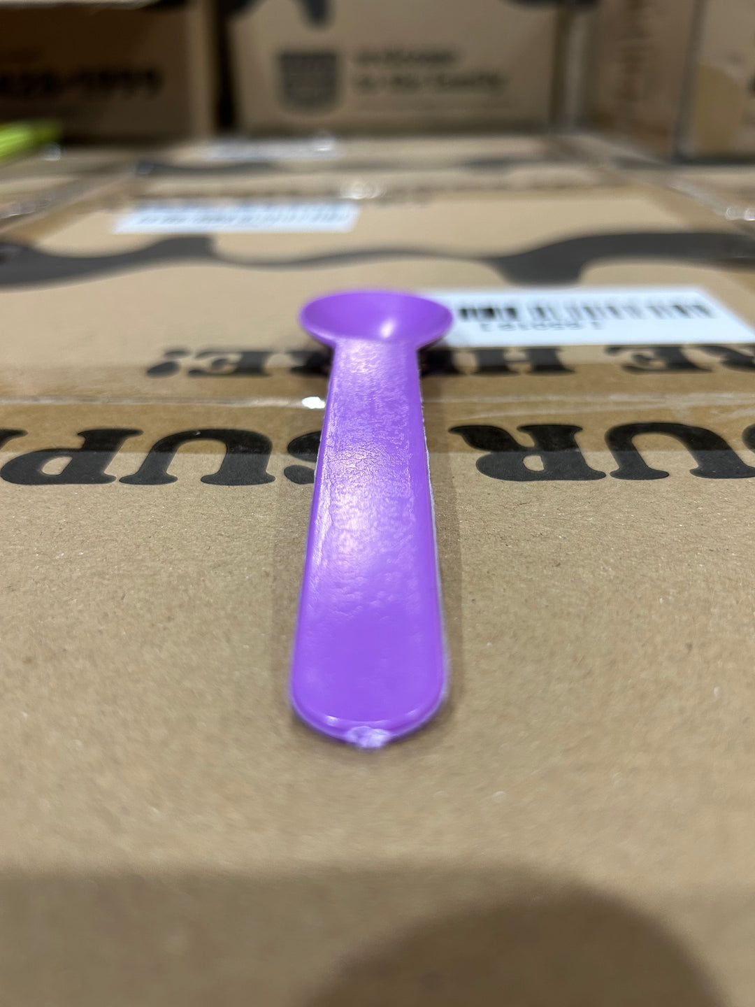 Purple Heavy Duty Ice Cream Spoons (Cosmetic Blemishes) - 1000/Case