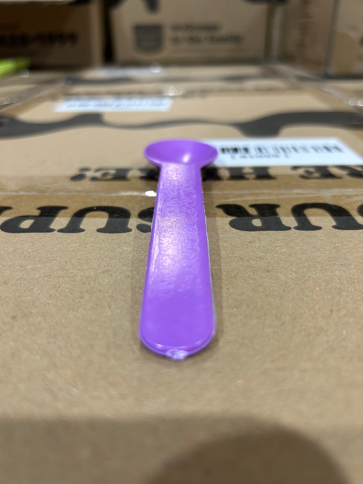 Purple Heavy Duty Ice Cream Spoons (Cosmetic Blemishes) - 1000/Case