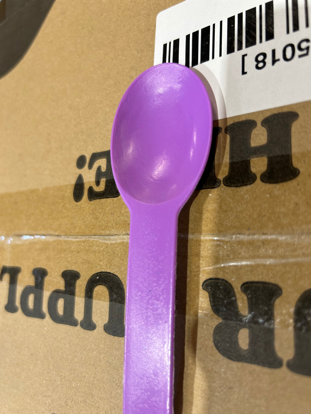 Purple Heavy Duty Ice Cream Spoons (Cosmetic Blemishes) - 1000/Case