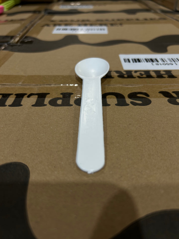 White Heavy Duty Ice Cream Spoons (Cosmetic Blemishes) - 1000/Case